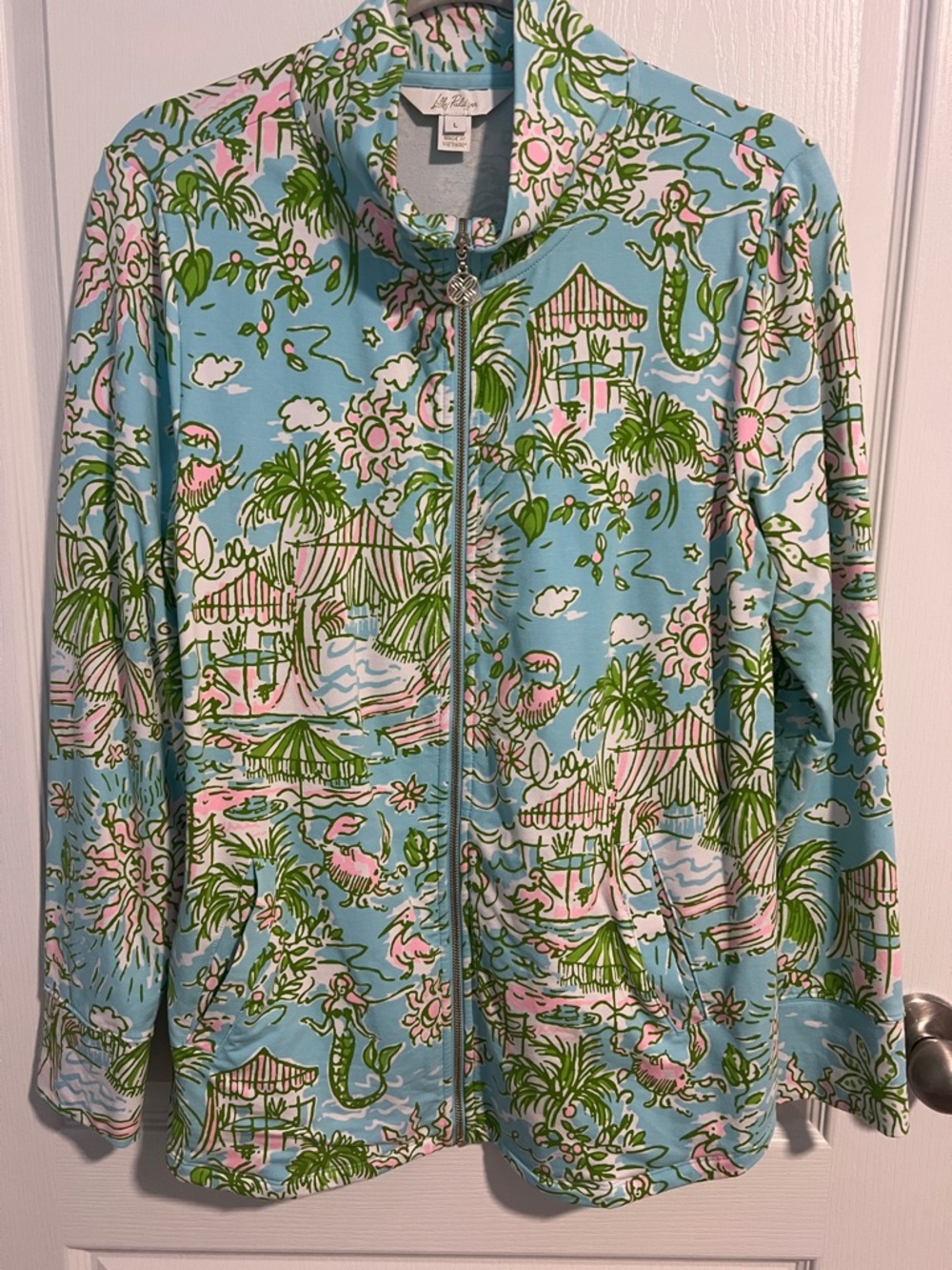 Lilly Pulitzer Leona Zip Up Large